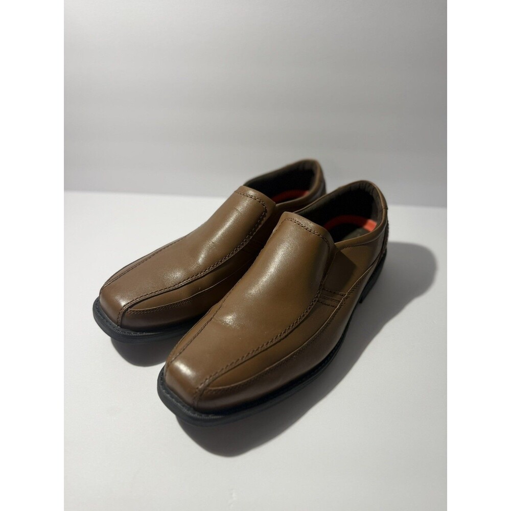 Rockport Walkability Mens 11 Tan Leather Slip On Loafers BX2060 TruTech